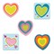 Carson Dellosa 36-Piece Mini Valentines Day Decorations, Colorful Hearts Cutouts for Valentines Day Decorations, Spring, Locker, Bulletin Board, and Wall Decor Classroom Must Haves